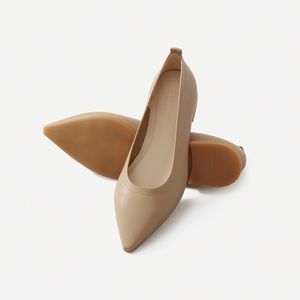 Everlane 40-hour flat, nude, size 8.5 (brand new!)